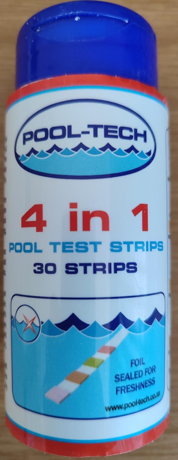 Pool Tech - 4 in 1 Tester Strips - 30 pack